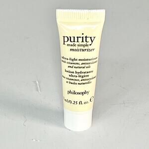 Philosophy Purity Made Simple Ultra-Light Moisturizer Lotion Travel .25 oz New